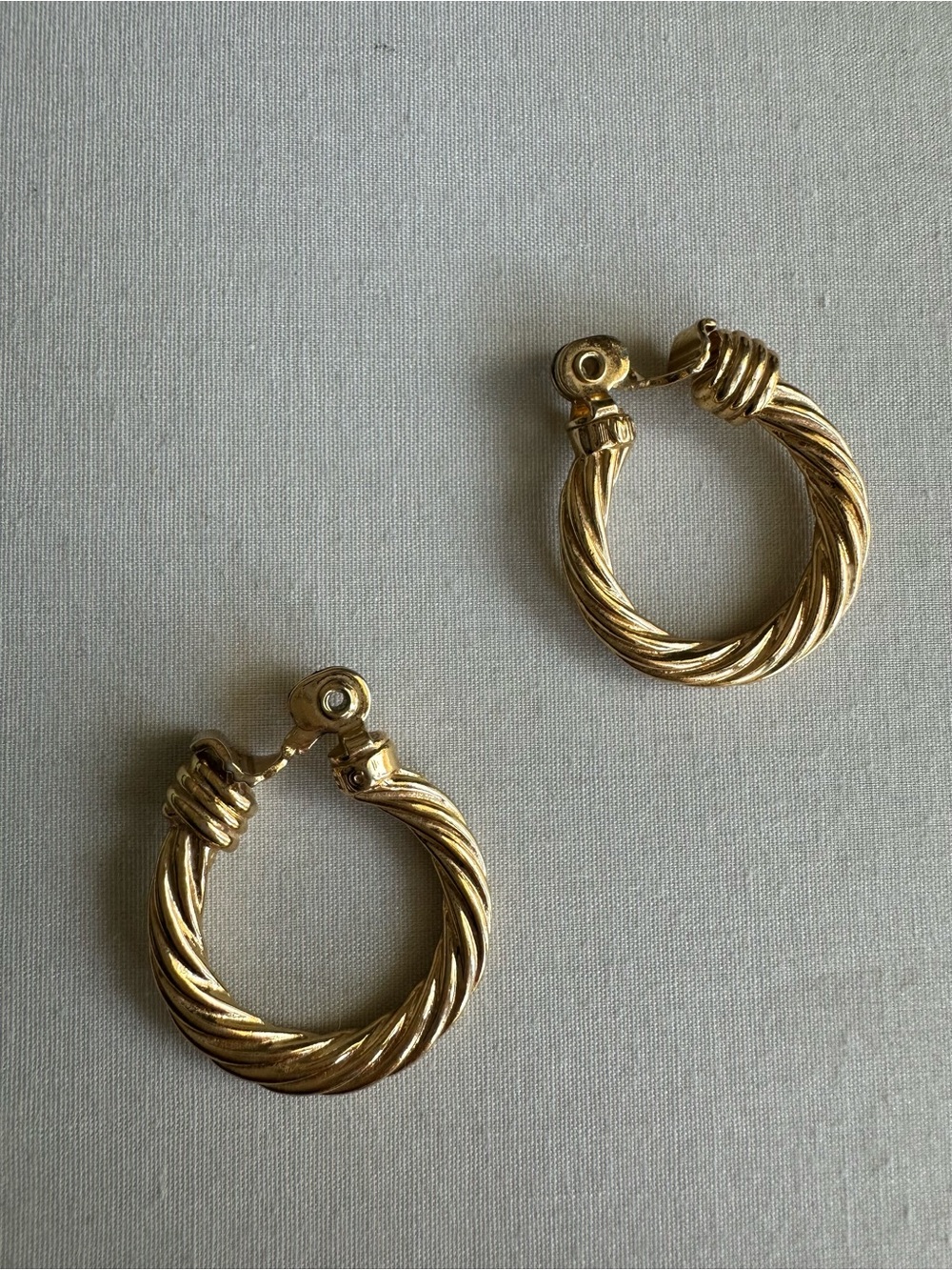 Monet Vintage Clip On Earrings
